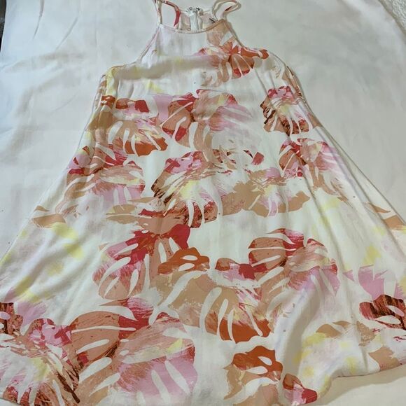 Forever 21 size extra small pink, yellow & rust sundress - Picture 1 of 9